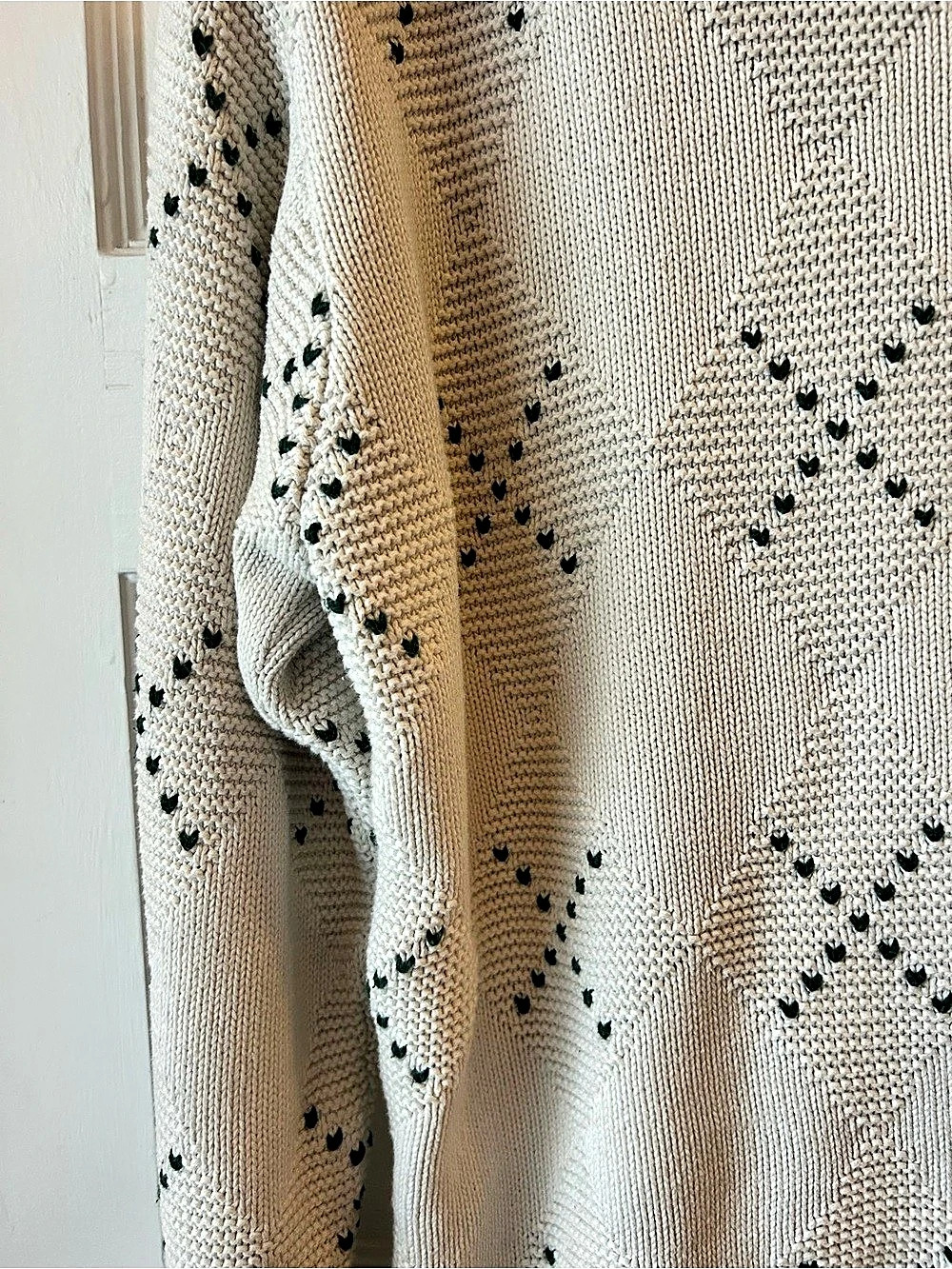 Lizsport Floral Knit Sweater Size Small - Picture 7 of 9